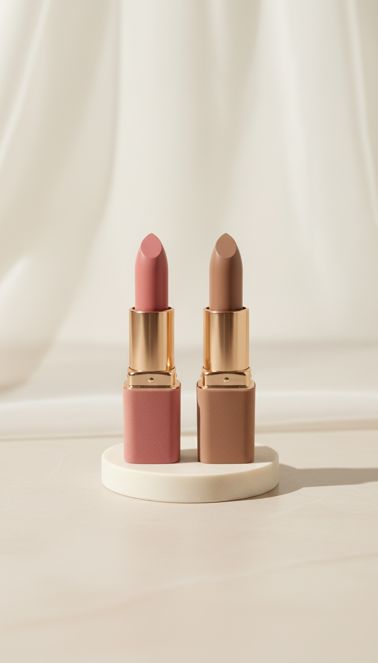Duo de batons velvet rosé blush
